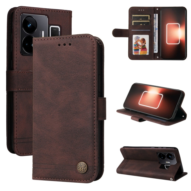 Skin Feel Life Tree Metal Button Leather Phone Case, For Realme C67 4G Global, For Realme C67 5G / 11 5G Taiwan Version, For Realme 11 4G Global, For Realme C53 / Narzo N53, For Realme 11, For Realme 11 Pro / 11 Pro+, For Realme C65 4G, For Realme C55 ...