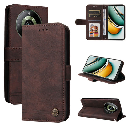 Skin Feel Life Tree Metal Button Leather Phone Case, For Realme C67 4G Global, For Realme C67 5G / 11 5G Taiwan Version, For Realme 11 4G Global, For Realme C53 / Narzo N53, For Realme 11, For Realme 11 Pro / 11 Pro+, For Realme C65 4G, For Realme C55 ...