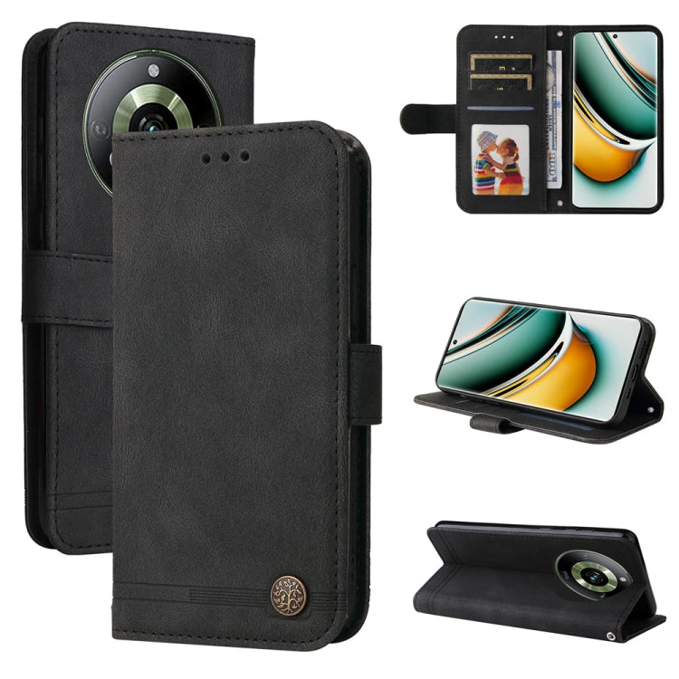 Skin Feel Life Tree Metal Button Leather Phone Case, For Realme C67 4G Global, For Realme C67 5G / 11 5G Taiwan Version, For Realme 11 4G Global, For Realme C53 / Narzo N53, For Realme 11, For Realme 11 Pro / 11 Pro+, For Realme C65 4G, For Realme C55 ...