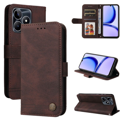 Skin Feel Life Tree Metal Button Leather Phone Case, For Realme C67 4G Global, For Realme C67 5G / 11 5G Taiwan Version, For Realme 11 4G Global, For Realme C53 / Narzo N53, For Realme 11, For Realme 11 Pro / 11 Pro+, For Realme C65 4G, For Realme C55 ...