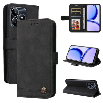 Skin Feel Life Tree Metal Button Leather Phone Case, For Realme C67 4G Global, For Realme C67 5G / 11 5G Taiwan Version, For Realme 11 4G Global, For Realme C53 / Narzo N53, For Realme 11, For Realme 11 Pro / 11 Pro+, For Realme C65 4G, For Realme C55 ...