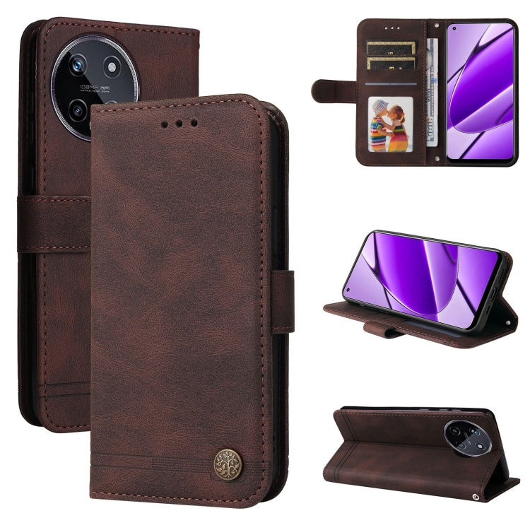 Skin Feel Life Tree Metal Button Leather Phone Case, For Realme C67 4G Global, For Realme C67 5G / 11 5G Taiwan Version, For Realme 11 4G Global, For Realme C53 / Narzo N53, For Realme 11, For Realme 11 Pro / 11 Pro+, For Realme C65 4G, For Realme C55 ...