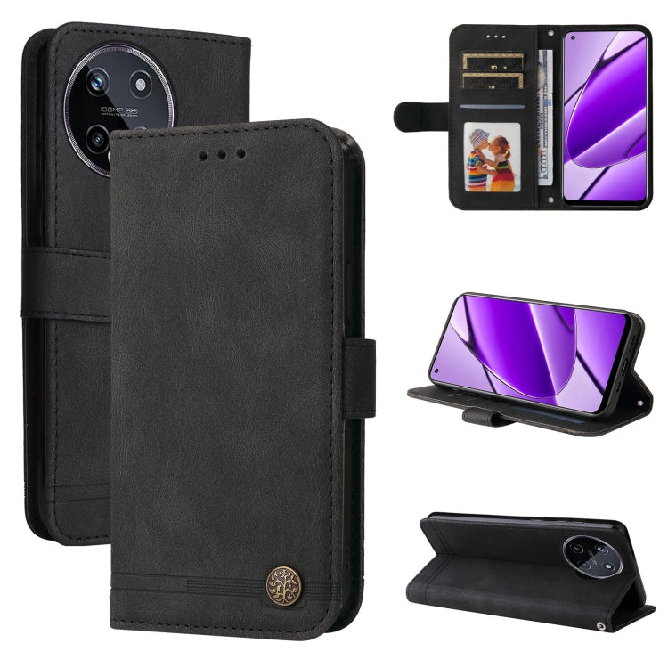Skin Feel Life Tree Metal Button Leather Phone Case, For Realme C67 4G Global, For Realme C67 5G / 11 5G Taiwan Version, For Realme 11 4G Global, For Realme C53 / Narzo N53, For Realme 11, For Realme 11 Pro / 11 Pro+, For Realme C65 4G, For Realme C55 ...