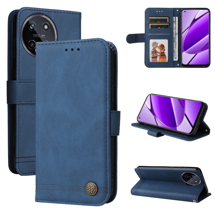 Skin Feel Life Tree Metal Button Leather Phone Case, For Realme C67 4G Global, For Realme C67 5G / 11 5G Taiwan Version, For Realme 11 4G Global, For Realme C53 / Narzo N53, For Realme 11, For Realme 11 Pro / 11 Pro+, For Realme C65 4G, For Realme C55 ...