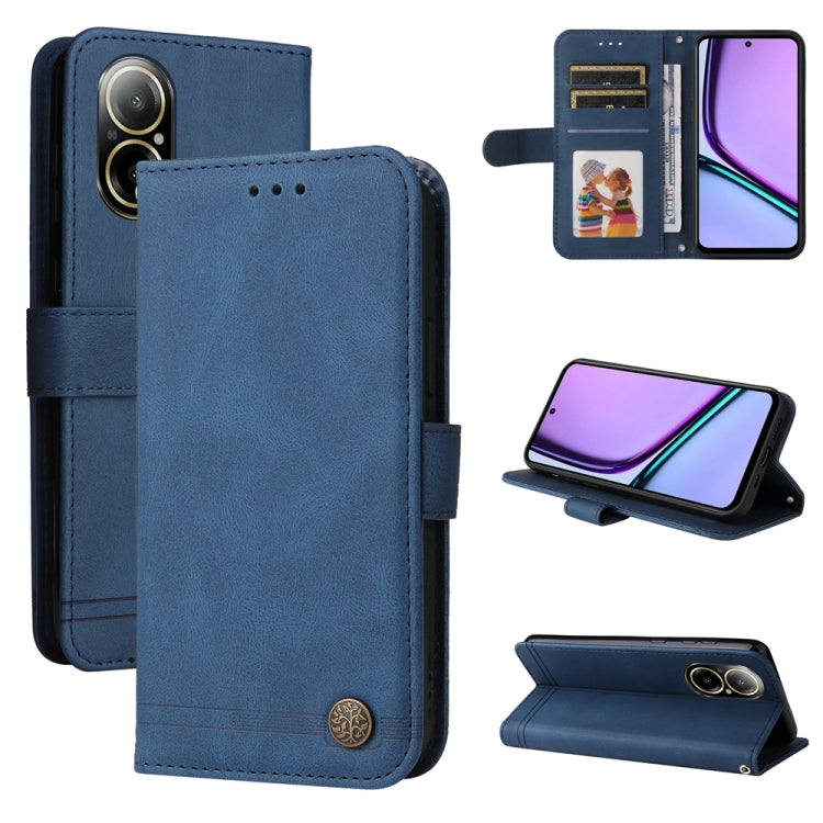 Skin Feel Life Tree Metal Button Leather Phone Case, For Realme C67 4G Global, For Realme C67 5G / 11 5G Taiwan Version, For Realme 11 4G Global, For Realme C53 / Narzo N53, For Realme 11, For Realme 11 Pro / 11 Pro+, For Realme C65 4G, For Realme C55 ...