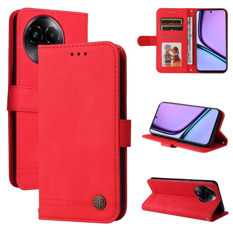 Skin Feel Life Tree Metal Button Leather Phone Case, For Realme C67 4G Global, For Realme C67 5G / 11 5G Taiwan Version, For Realme 11 4G Global, For Realme C53 / Narzo N53, For Realme 11, For Realme 11 Pro / 11 Pro+, For Realme C65 4G, For Realme C55 ...