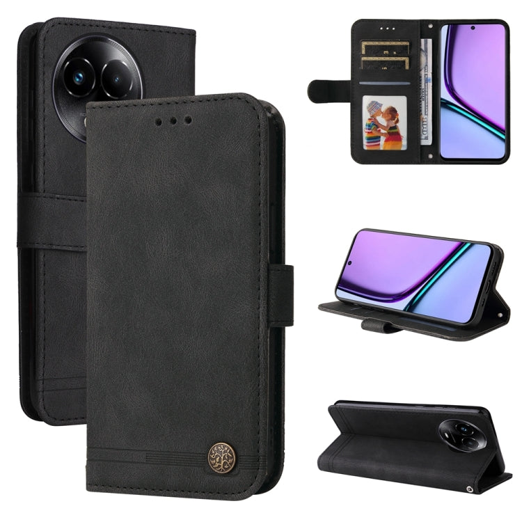 Skin Feel Life Tree Metal Button Leather Phone Case, For Realme C67 4G Global, For Realme C67 5G / 11 5G Taiwan Version, For Realme 11 4G Global, For Realme C53 / Narzo N53, For Realme 11, For Realme 11 Pro / 11 Pro+, For Realme C65 4G, For Realme C55 ...