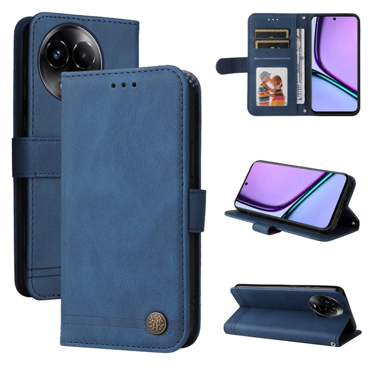 Skin Feel Life Tree Metal Button Leather Phone Case, For Realme C67 4G Global, For Realme C67 5G / 11 5G Taiwan Version, For Realme 11 4G Global, For Realme C53 / Narzo N53, For Realme 11, For Realme 11 Pro / 11 Pro+, For Realme C65 4G, For Realme C55 ...