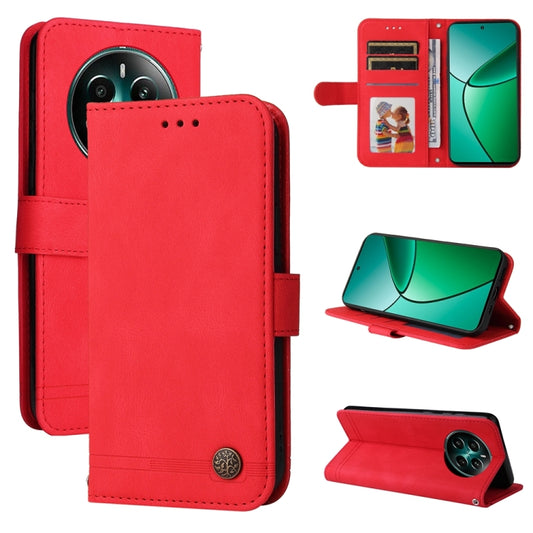 Skin Feel Life Tree Metal Button Leather Phone Case, For Realme 12+, For Realme 12 Pro+, For Realme C67 4G Global, For Realme C67 5G / 11 5G Taiwan Version, For Realme 11 4G Global, For Realme C53 / Narzo N53, For Realme 11, For Realme 11 Pro / 11 Pro+...