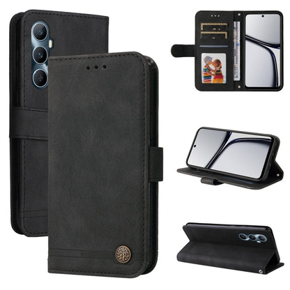 Skin Feel Life Tree Metal Button Leather Phone Case, For Realme C67 4G Global, For Realme C67 5G / 11 5G Taiwan Version, For Realme 11 4G Global, For Realme C53 / Narzo N53, For Realme 11, For Realme 11 Pro / 11 Pro+, For Realme C65 4G, For Realme C55 ...
