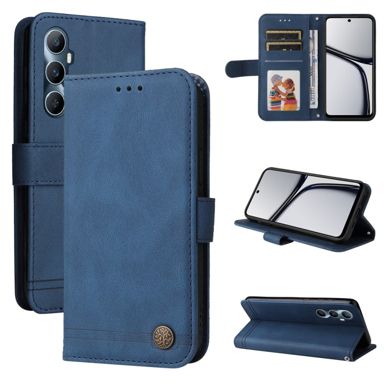 Skin Feel Life Tree Metal Button Leather Phone Case, For Realme C67 4G Global, For Realme C67 5G / 11 5G Taiwan Version, For Realme 11 4G Global, For Realme C53 / Narzo N53, For Realme 11, For Realme 11 Pro / 11 Pro+, For Realme C65 4G, For Realme C55 ...