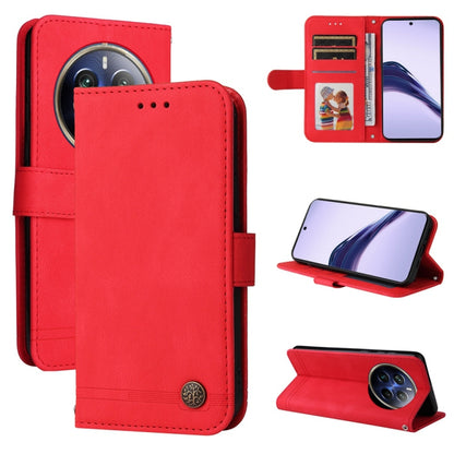 Skin Feel Life Tree Metal Button Leather Phone Case, For Realme 16 Pro+ 5G, For Realme 16 Pro 5G, For Realme 15x 5G India / Realme C85 5G, For Realme C85 Pro 4G, For Realme 15T 5G, For Realme Narzo 80 Lite 4G / C71 India                                ...
