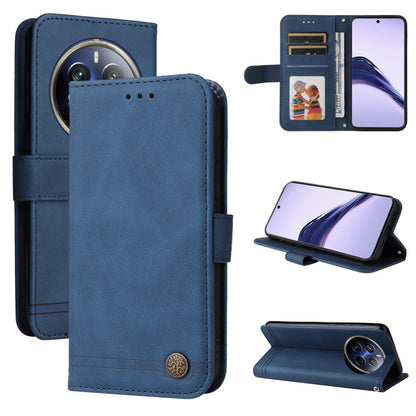 Skin Feel Life Tree Metal Button Leather Phone Case, For Realme 16 Pro+ 5G, For Realme 16 Pro 5G, For Realme 15x 5G India / Realme C85 5G, For Realme C85 Pro 4G, For Realme 15T 5G, For Realme Narzo 80 Lite 4G / C71 India                                ...