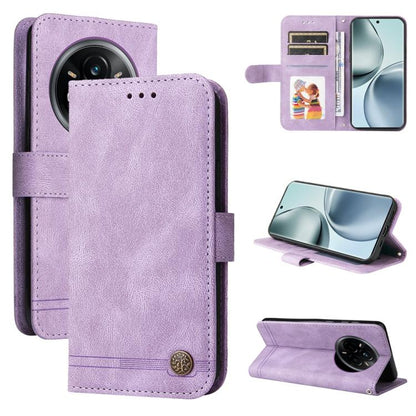Skin Feel Life Tree Metal Button Leather Phone Case, For Realme 16 Pro+ 5G, For Realme 16 Pro 5G, For Realme 15x 5G India / Realme C85 5G, For Realme C85 Pro 4G, For Realme 15T 5G, For Realme Narzo 80 Lite 4G / C71 India                                ...