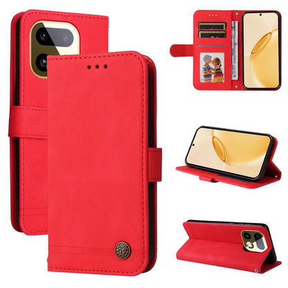 Skin Feel Life Tree Metal Button Leather Phone Case, For Realme 16 Pro+ 5G, For Realme 16 Pro 5G, For Realme 15x 5G India / Realme C85 5G, For Realme C85 Pro 4G, For Realme 15T 5G, For Realme Narzo 80 Lite 4G / C71 India                                ...