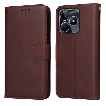 Classic Calf Texture Flip Leather Phone Case, For Realme C67 4G Global, For Realme C67 Global / 11 5G Taiwan Version, For Realme 11 4G Global, For Realme C53 / Narzo N53, For Realme C65 4G, For Realme C55, For Realme GT Neo 5 5G / GT3