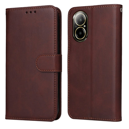 Classic Calf Texture Flip Leather Phone Case, For Realme 12+, For Realme 12 Pro+, For Realme C67 4G Global, For Realme C67 Global / 11 5G Taiwan Version, For Realme 11 4G Global, For Realme C53 / Narzo N53, For Realme C65 4G, For Realme C55            ...