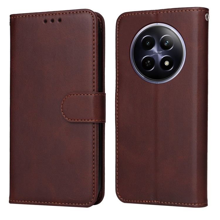 Classic Calf Texture Flip Leather Phone Case, For Realme 16 Pro+ 5G, For Realme 16 Pro 5G, For Realme 15x 5G India / Realme C85 5G, For Realme C85 Pro 4G, For Realme 15T 5G, For Realme Narzo 80 Lite 4G / C71 India, For Realme 15 5G / Realme 15 Pro 5G  ...