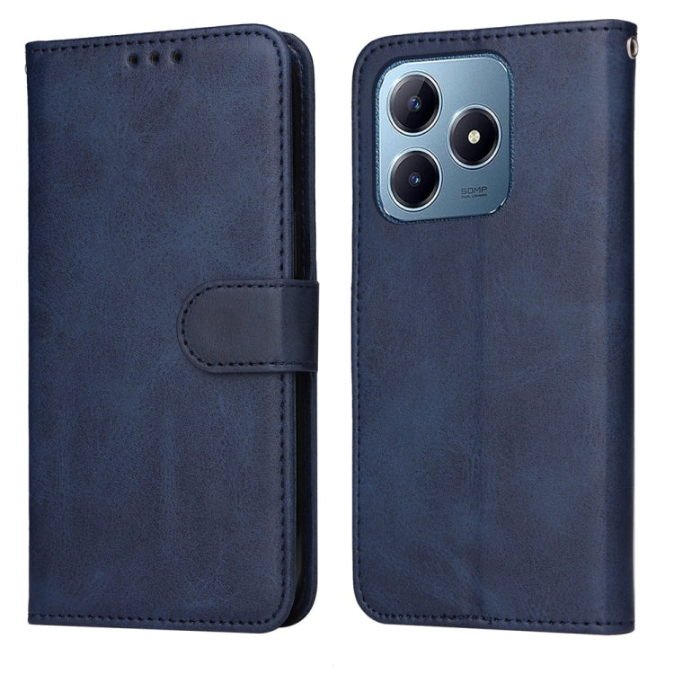 Classic Calf Texture Flip Leather Phone Case, For Realme 16 Pro+ 5G, For Realme 16 Pro 5G, For Realme 15x 5G India / Realme C85 5G, For Realme C85 Pro 4G, For Realme 15T 5G, For Realme Narzo 80 Lite 4G / C71 India, For Realme 15 5G / Realme 15 Pro 5G  ...