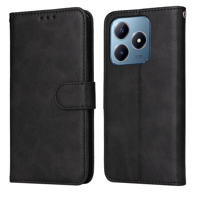 Classic Calf Texture Flip Leather Phone Case, For Realme 16 Pro+ 5G, For Realme 16 Pro 5G, For Realme 15x 5G India / Realme C85 5G, For Realme C85 Pro 4G, For Realme 15T 5G, For Realme Narzo 80 Lite 4G / C71 India, For Realme 15 5G / Realme 15 Pro 5G  ...