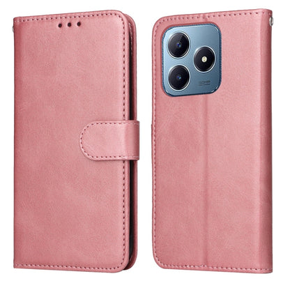 Classic Calf Texture Flip Leather Phone Case, For Realme 16 Pro+ 5G, For Realme 16 Pro 5G, For Realme 15x 5G India / Realme C85 5G, For Realme C85 Pro 4G, For Realme 15T 5G, For Realme Narzo 80 Lite 4G / C71 India, For Realme 15 5G / Realme 15 Pro 5G  ...