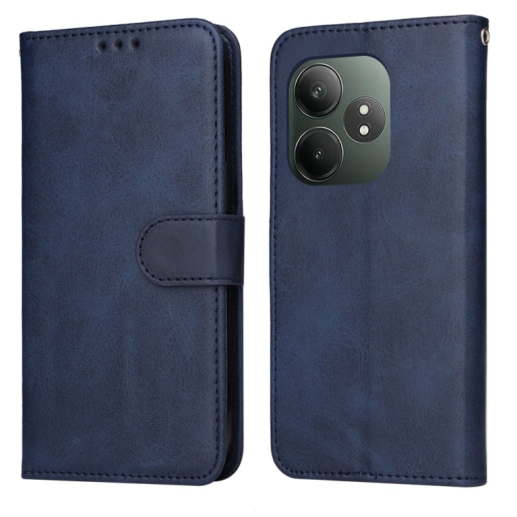 Classic Calf Texture Flip Leather Phone Case, For Realme 16 Pro+ 5G, For Realme 16 Pro 5G, For Realme 15x 5G India / Realme C85 5G, For Realme C85 Pro 4G, For Realme 15T 5G, For Realme Narzo 80 Lite 4G / C71 India, For Realme 15 5G / Realme 15 Pro 5G  ...