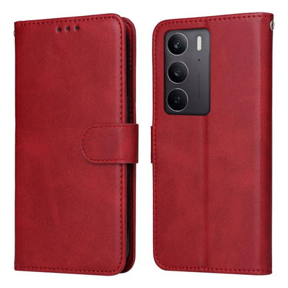 Classic Calf Texture Flip Leather Phone Case, For Realme 16 Pro+ 5G, For Realme 16 Pro 5G, For Realme 15x 5G India / Realme C85 5G, For Realme C85 Pro 4G, For Realme 15T 5G, For Realme Narzo 80 Lite 4G / C71 India, For Realme 15 5G / Realme 15 Pro 5G  ...