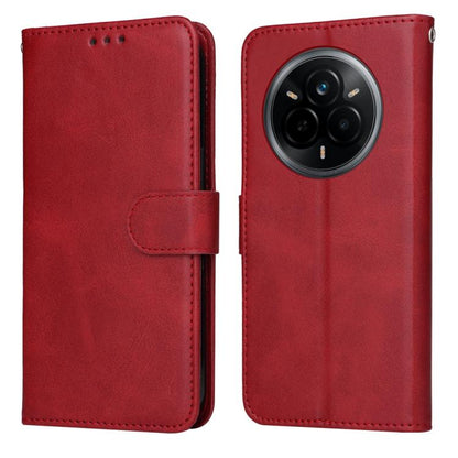 Classic Calf Texture Flip Leather Phone Case, For Realme 16 Pro+ 5G, For Realme 16 Pro 5G, For Realme 15x 5G India / Realme C85 5G, For Realme C85 Pro 4G, For Realme 15T 5G, For Realme Narzo 80 Lite 4G / C71 India, For Realme 15 5G / Realme 15 Pro 5G  ...