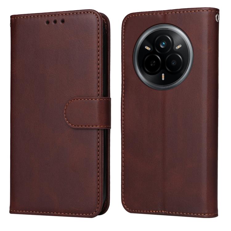 Classic Calf Texture Flip Leather Phone Case, For Realme 16 Pro+ 5G, For Realme 16 Pro 5G, For Realme 15x 5G India / Realme C85 5G, For Realme C85 Pro 4G, For Realme 15T 5G, For Realme Narzo 80 Lite 4G / C71 India, For Realme 15 5G / Realme 15 Pro 5G  ...