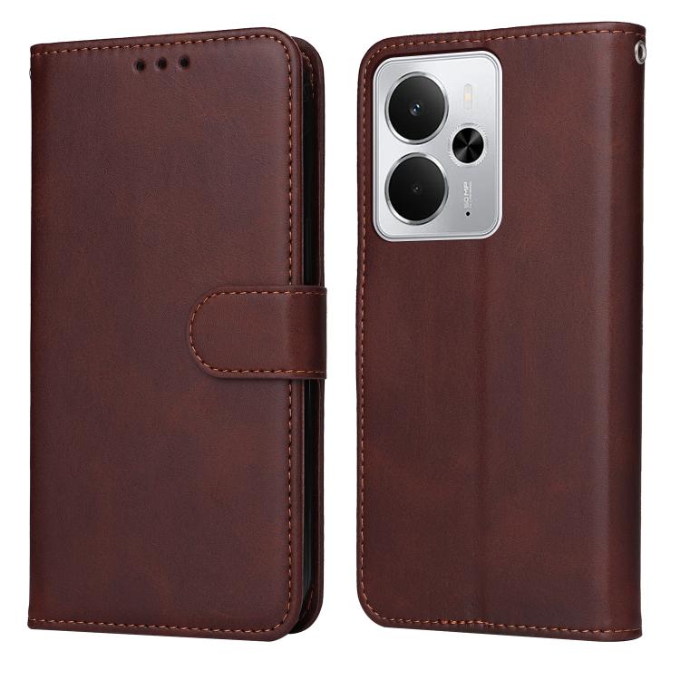 Classic Calf Texture Flip Leather Phone Case, For Realme 16 Pro+ 5G, For Realme 16 Pro 5G, For Realme 15x 5G India / Realme C85 5G, For Realme C85 Pro 4G, For Realme 15T 5G, For Realme Narzo 80 Lite 4G / C71 India, For Realme 15 5G / Realme 15 Pro 5G  ...
