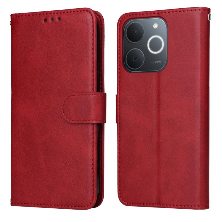 Classic Calf Texture Flip Leather Phone Case, For Realme 16 Pro+ 5G, For Realme 16 Pro 5G, For Realme 15x 5G India / Realme C85 5G, For Realme C85 Pro 4G, For Realme 15T 5G, For Realme Narzo 80 Lite 4G / C71 India, For Realme 15 5G / Realme 15 Pro 5G  ...