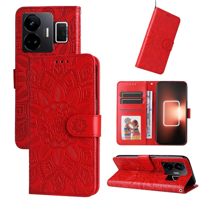 Embossed Sunflower Leather Phone Case, For Realme C67 4G Global, For Realme C67 Global / 11 5G Taiwan Version, For Realme 11 4G Global, For Realme C53 / Narzo N53, For Realme 11, For Realme 11 Pro / 11 Pro+, For Realme C65 4G, For Realme C55           ...