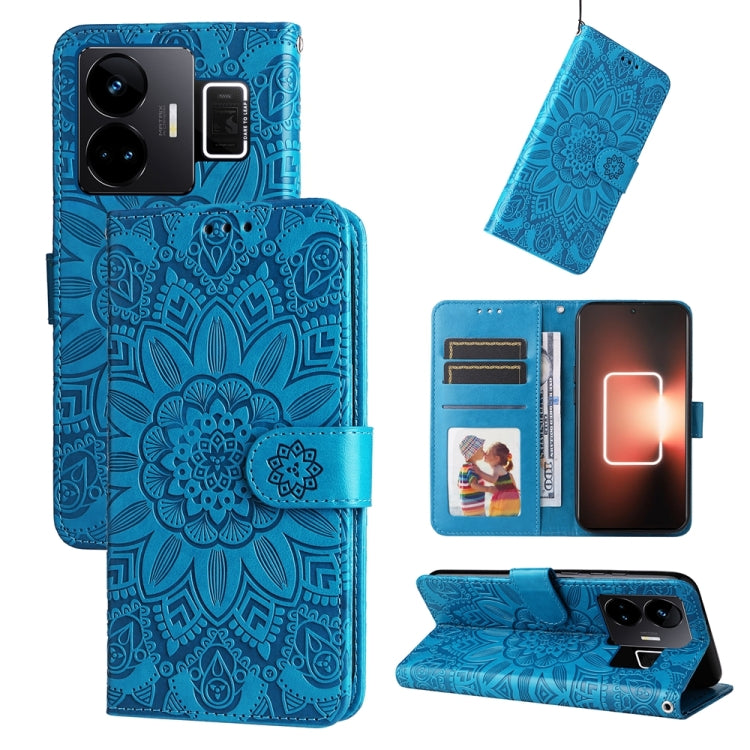 Embossed Sunflower Leather Phone Case, For Realme C67 4G Global, For Realme C67 Global / 11 5G Taiwan Version, For Realme 11 4G Global, For Realme C53 / Narzo N53, For Realme 11, For Realme 11 Pro / 11 Pro+, For Realme C65 4G, For Realme C55           ...