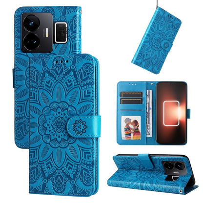 Embossed Sunflower Leather Phone Case, For Realme C67 4G Global, For Realme C67 Global / 11 5G Taiwan Version, For Realme 11 4G Global, For Realme C53 / Narzo N53, For Realme 11, For Realme 11 Pro / 11 Pro+, For Realme C65 4G, For Realme C55           ...