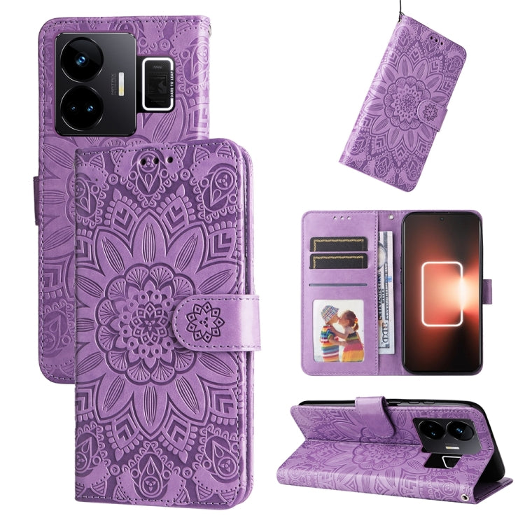 Embossed Sunflower Leather Phone Case, For Realme C67 4G Global, For Realme C67 Global / 11 5G Taiwan Version, For Realme 11 4G Global, For Realme C53 / Narzo N53, For Realme 11, For Realme 11 Pro / 11 Pro+, For Realme C65 4G, For Realme C55           ...