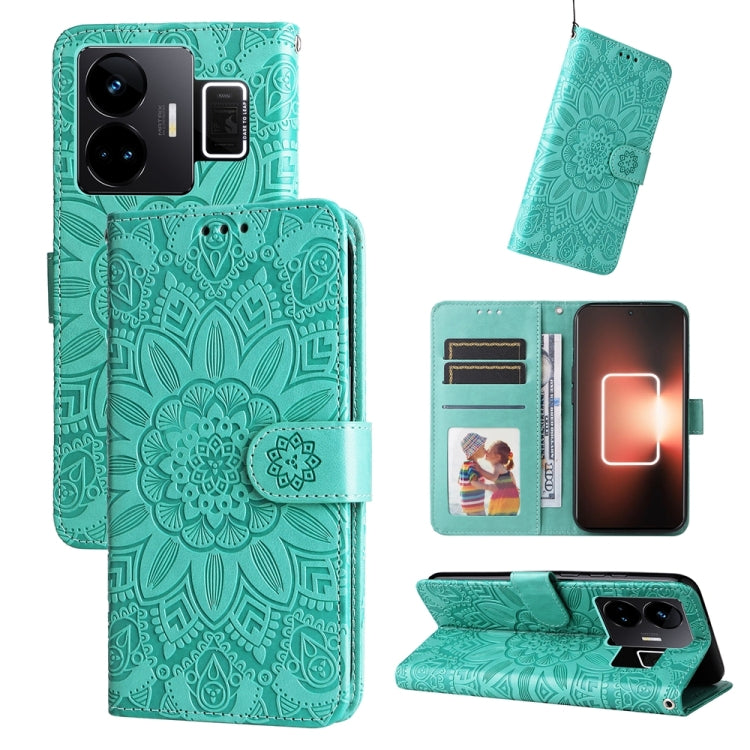 Embossed Sunflower Leather Phone Case, For Realme C67 4G Global, For Realme C67 Global / 11 5G Taiwan Version, For Realme 11 4G Global, For Realme C53 / Narzo N53, For Realme 11, For Realme 11 Pro / 11 Pro+, For Realme C65 4G, For Realme C55           ...