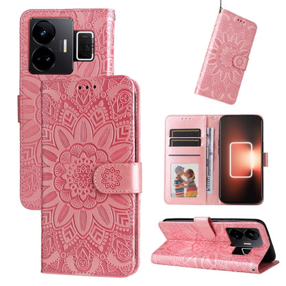 Embossed Sunflower Leather Phone Case, For Realme C67 4G Global, For Realme C67 Global / 11 5G Taiwan Version, For Realme 11 4G Global, For Realme C53 / Narzo N53, For Realme 11, For Realme 11 Pro / 11 Pro+, For Realme C65 4G, For Realme C55           ...