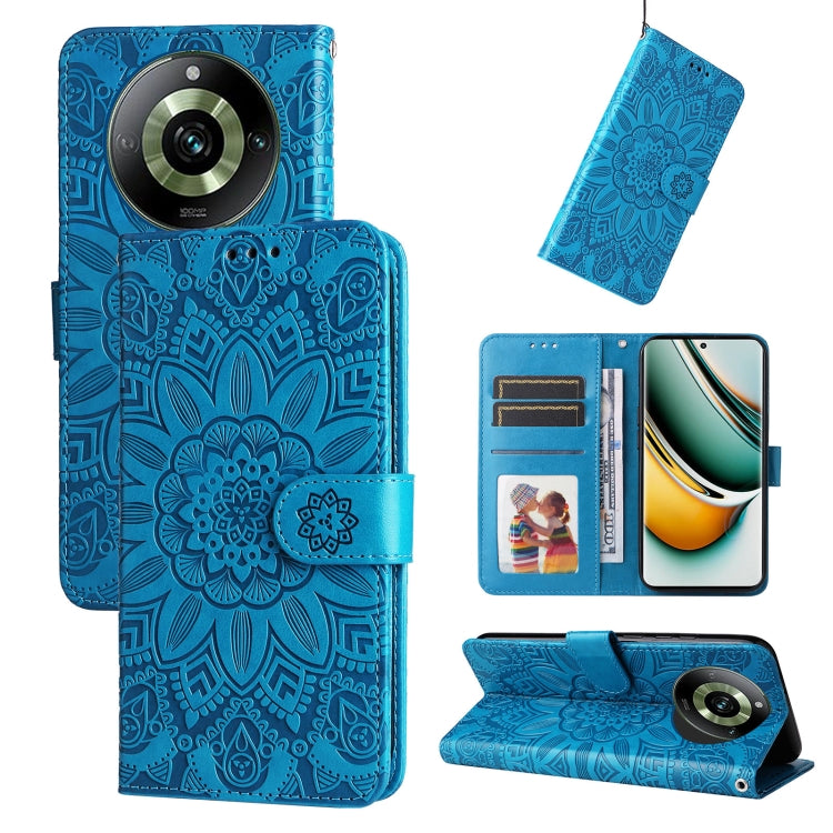 Embossed Sunflower Leather Phone Case, For Realme C67 4G Global, For Realme C67 Global / 11 5G Taiwan Version, For Realme 11 4G Global, For Realme C53 / Narzo N53, For Realme 11, For Realme 11 Pro / 11 Pro+, For Realme C65 4G, For Realme C55           ...