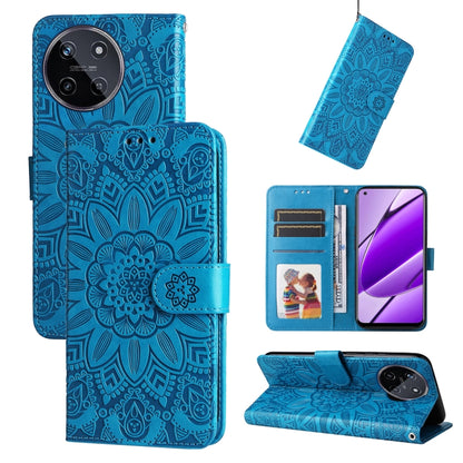 Embossed Sunflower Leather Phone Case, For Realme C67 4G Global, For Realme C67 Global / 11 5G Taiwan Version, For Realme 11 4G Global, For Realme C53 / Narzo N53, For Realme 11, For Realme 11 Pro / 11 Pro+, For Realme C65 4G, For Realme C55           ...