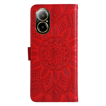 Embossed Sunflower Leather Phone Case, For Realme C67 4G Global, For Realme C67 Global / 11 5G Taiwan Version, For Realme 11 4G Global, For Realme C53 / Narzo N53, For Realme 11, For Realme 11 Pro / 11 Pro+, For Realme C65 4G, For Realme C55           ...