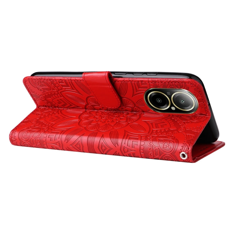 Embossed Sunflower Leather Phone Case, For Realme C67 4G Global, For Realme C67 Global / 11 5G Taiwan Version, For Realme 11 4G Global, For Realme C53 / Narzo N53, For Realme 11, For Realme 11 Pro / 11 Pro+, For Realme C65 4G, For Realme C55           ...
