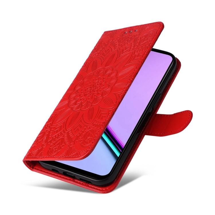 Embossed Sunflower Leather Phone Case, For Realme C67 4G Global, For Realme C67 Global / 11 5G Taiwan Version, For Realme 11 4G Global, For Realme C53 / Narzo N53, For Realme 11, For Realme 11 Pro / 11 Pro+, For Realme C65 4G, For Realme C55           ...