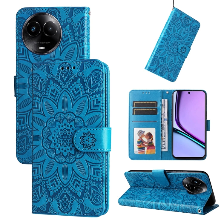 Embossed Sunflower Leather Phone Case, For Realme C67 4G Global, For Realme C67 Global / 11 5G Taiwan Version, For Realme 11 4G Global, For Realme C53 / Narzo N53, For Realme 11, For Realme 11 Pro / 11 Pro+, For Realme C65 4G, For Realme C55           ...