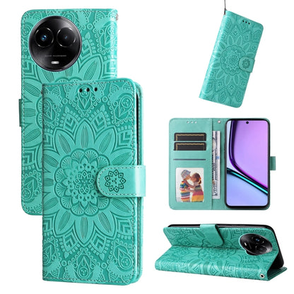 Embossed Sunflower Leather Phone Case, For Realme C67 4G Global, For Realme C67 Global / 11 5G Taiwan Version, For Realme 11 4G Global, For Realme C53 / Narzo N53, For Realme 11, For Realme 11 Pro / 11 Pro+, For Realme C65 4G, For Realme C55           ...