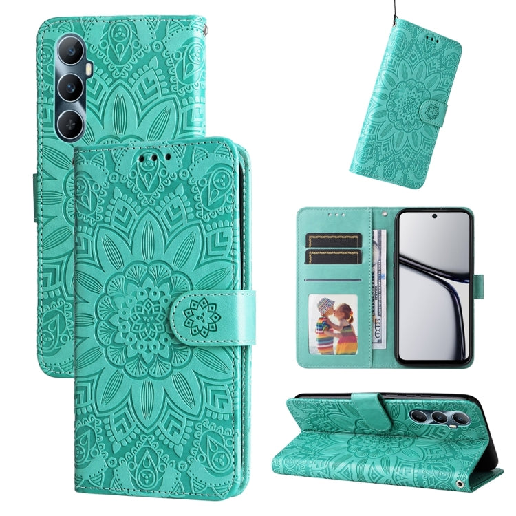 Embossed Sunflower Leather Phone Case, For Realme C67 4G Global, For Realme C67 Global / 11 5G Taiwan Version, For Realme 11 4G Global, For Realme C53 / Narzo N53, For Realme 11, For Realme 11 Pro / 11 Pro+, For Realme C65 4G, For Realme C55           ...