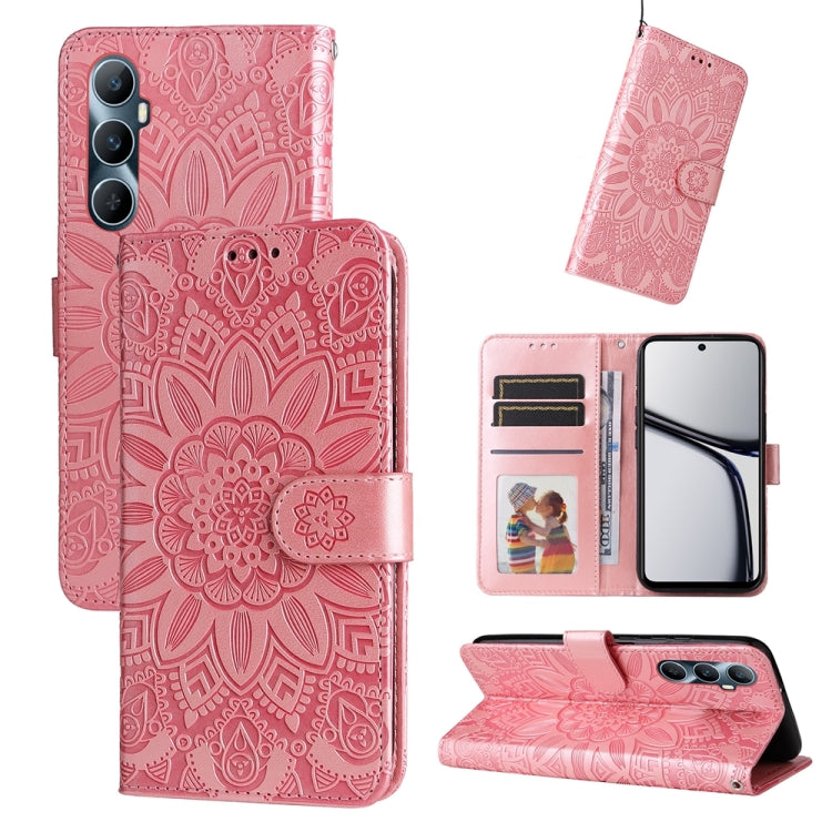 Embossed Sunflower Leather Phone Case, For Realme C67 4G Global, For Realme C67 Global / 11 5G Taiwan Version, For Realme 11 4G Global, For Realme C53 / Narzo N53, For Realme 11, For Realme 11 Pro / 11 Pro+, For Realme C65 4G, For Realme C55           ...