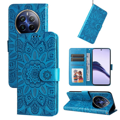 Embossed Sunflower Leather Phone Case, For Realme 16 Pro+ 5G, For Realme 16 Pro 5G, For Realme 15x 5G India / Realme C85 5G, For Realme C85 Pro 4G, For Realme 15T 5G, For Realme Narzo 80 Lite 4G / C71 India, For Realme 15 5G / Realme 15 Pro 5G         ...