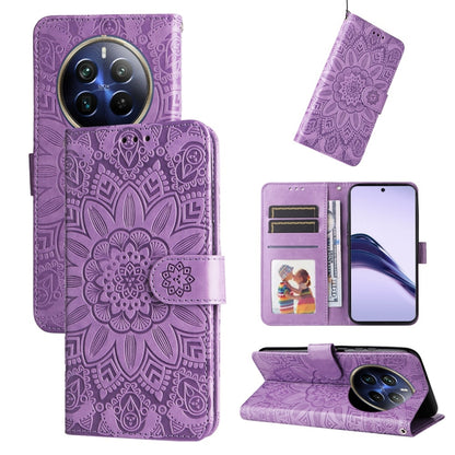 Embossed Sunflower Leather Phone Case, For Realme 16 Pro+ 5G, For Realme 16 Pro 5G, For Realme 15x 5G India / Realme C85 5G, For Realme C85 Pro 4G, For Realme 15T 5G, For Realme Narzo 80 Lite 4G / C71 India, For Realme 15 5G / Realme 15 Pro 5G         ...