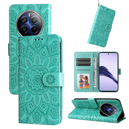 Embossed Sunflower Leather Phone Case, For Realme 16 Pro+ 5G, For Realme 16 Pro 5G, For Realme 15x 5G India / Realme C85 5G, For Realme C85 Pro 4G, For Realme 15T 5G, For Realme Narzo 80 Lite 4G / C71 India, For Realme 15 5G / Realme 15 Pro 5G         ...