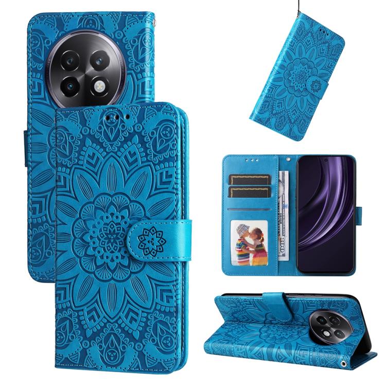 Embossed Sunflower Leather Phone Case, For Realme 16 Pro+ 5G, For Realme 16 Pro 5G, For Realme 15x 5G India / Realme C85 5G, For Realme C85 Pro 4G, For Realme 15T 5G, For Realme Narzo 80 Lite 4G / C71 India, For Realme 15 5G / Realme 15 Pro 5G         ...